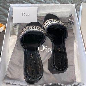 Christian dior heeled sandals